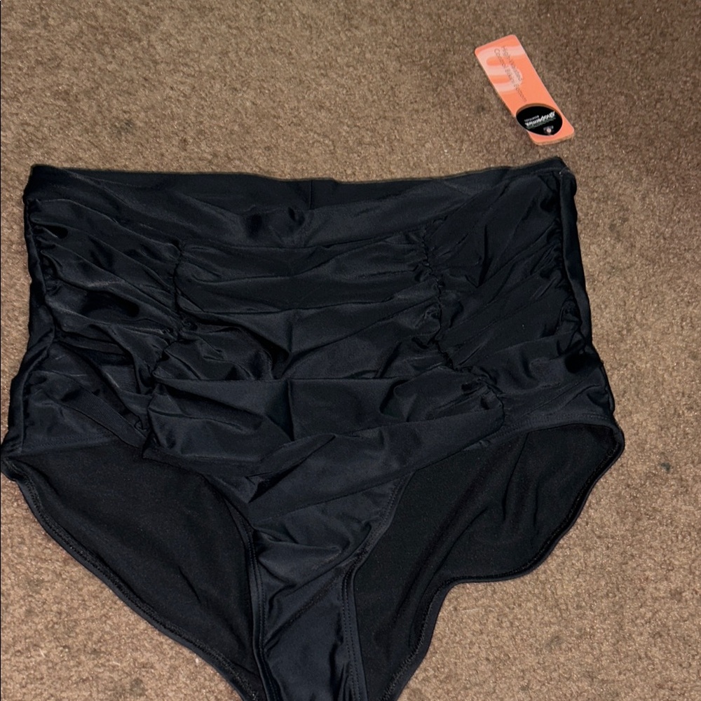 Shapermint Black High-Waisted Control Bikini Bottom 3XL